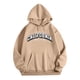 thumbnail image 2 of WILLBEST Sudaderas para Hombre, Sudaderas Deportivas para Hombre, Tallas Grandes, con Letras Estampadas En El Pecho, con Capucha y Manga Larga XXXGrande, 2 of 3
