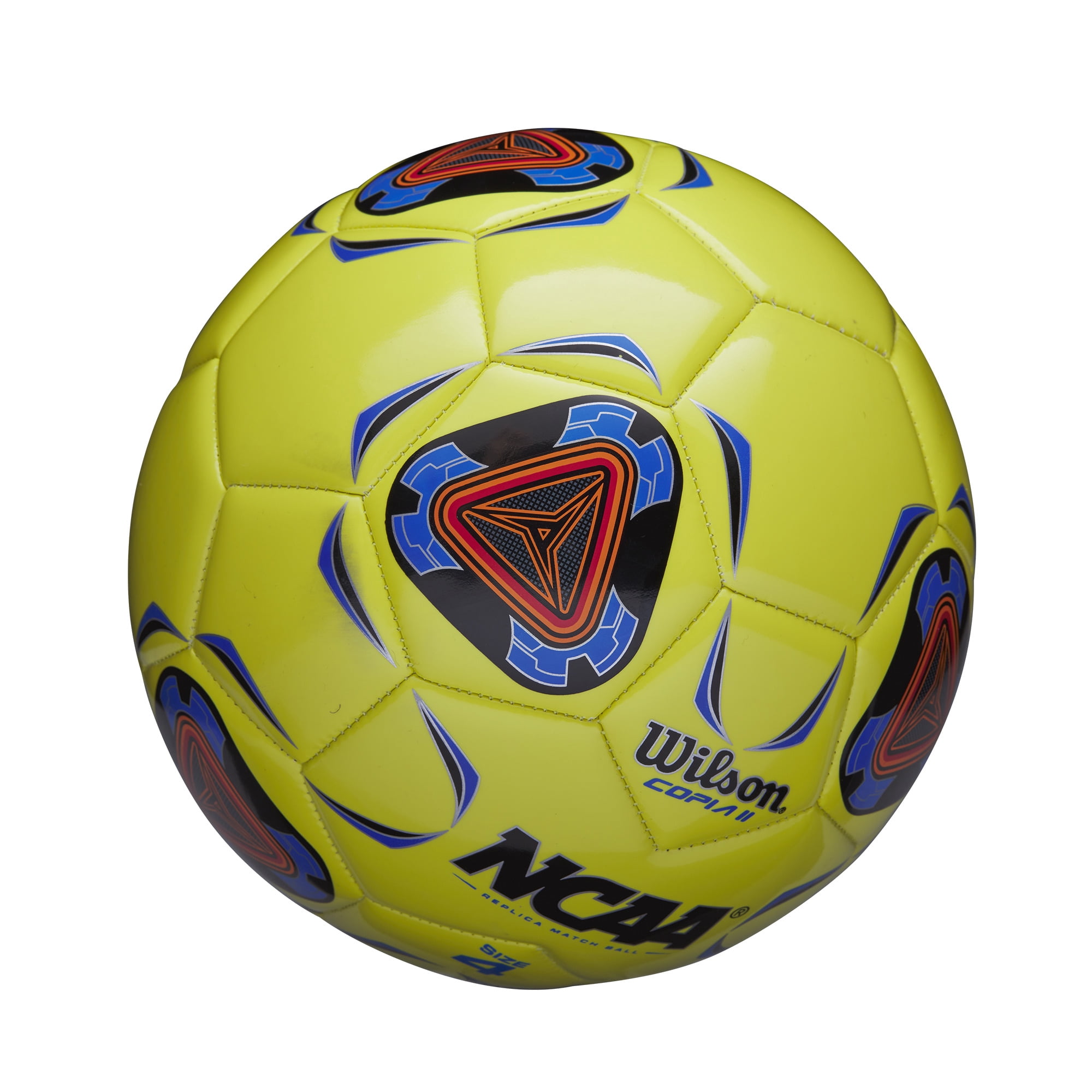 Wilson NCAA Copia II Soccer Ball, Size 4 - Optic Yellow