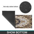 thumbnail image 7 of Kitchen Rugs and Mats Non Skid Washable Brown Pattern Bohemia Kitchen Mat and Rug Set,Floor Cushion Waterproof Rug,Rubber Backed Area Rugs for Kitchen Laundry, 7 of 7