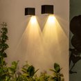 thumbnail image 3 of Luz solar al aire libre de la pared lámpara de pared amplia del uso del ahorro de energía impermeable del ABS para la entrada ANGGREK Otros, 3 of 8