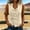 A1003 Beige, variant on Womens Bow Tie Front Tops Sleeveless Keyhole Blouses Textured Summer Shirts Casual Elegant Tees Soft V Neck Tank Tunics Business Wear Office Work Summer Shirt