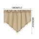 thumbnail image 3 of Cortinas, Cortas, Color sólido, Cocina, Pequeñas, Barra de paso, Beige, 3 of 7