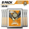 B-Air Grizzly Tarp, 14 x 14 Weave, Multi Purpose Waterproof Tarp, 12X16, Silver, Pack of 8