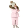 thumbnail image 5 of KAUOD Girls 2 Piece Snowsuits Winter Snowboard Waterproof Ski Jackets Bib Snowpants Set Kids Warm Snow Suits Overall Outfits, 5 of 7