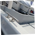 thumbnail image 3 of WHAMVOX 1Pack Silver Boat Rope Holder Round Hole for Metal Dock Cleats, 3 of 8