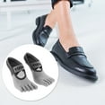 thumbnail image 6 of Unique Bargains 1 Pair Five Toe Socks Non-Slip Classic Socks for Women Light Gray, 6 of 6