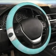 thumbnail image 4 of Cauagu Dog In Bathtub Print Car Steering Wheel Cover - Universal Car Accessory for Diverse Cars for Steering Wheel with a Diameter of 14.5"-15", 4 of 7