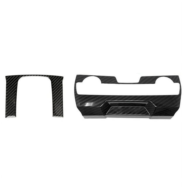 2 Pcs Car Accessories: 1 Pcs Console Gear Box Panel Cover Trim & 1 Pcs Center Console Panel Trim ABS Carbon Fiber Style,1 * Console Gear Box Panel Cover 1 * Center console panel trim