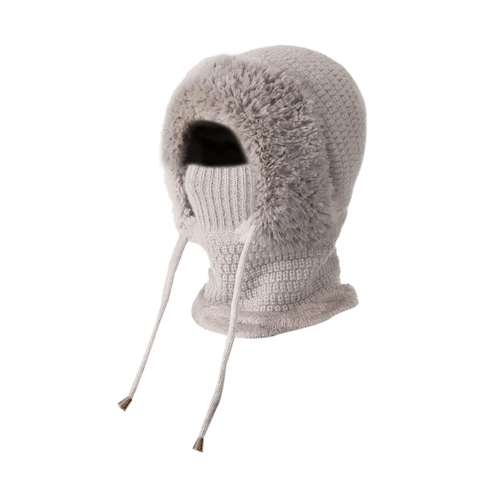 DimyFew Balaclava Ski Mask Balaclava Hood Thermal Comfortable Breathable Warm Winter Hat grey