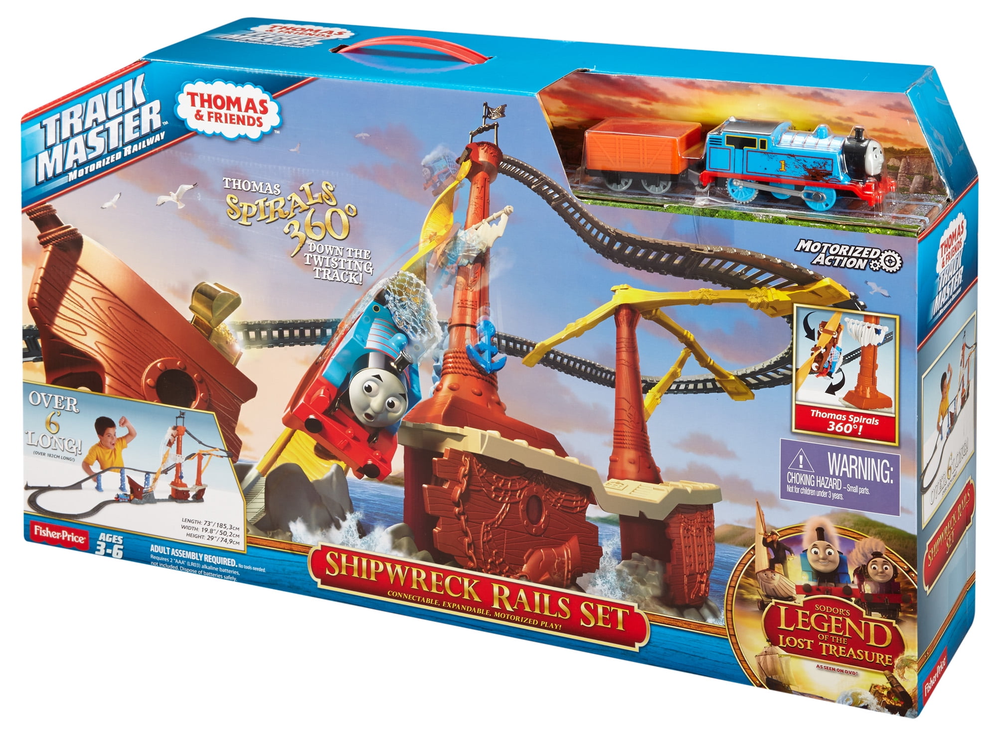 trackmaster shipwreck rails set