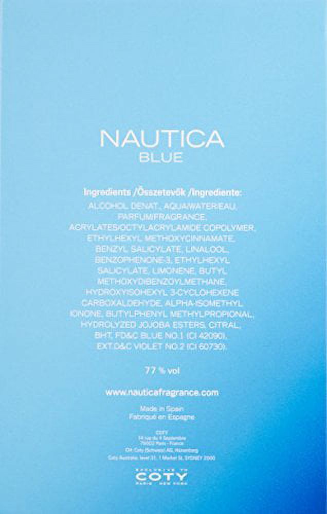 Nautica Blue Cologne, Eau De Toilette Spray For Men, 3.4 Fl Oz - image 2 of 4