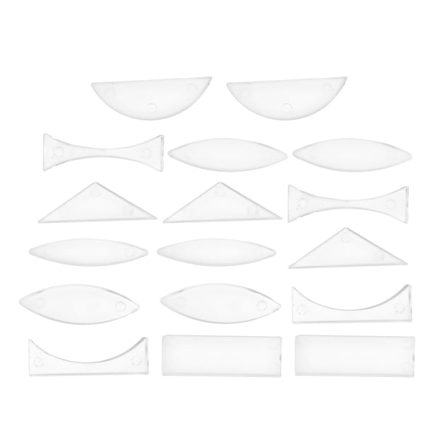 2 juegos de lentes ópticas acrílicas para la enseñanza de física Lentes cóncavas y convexas para experimentos científicos y material de aula Prisma de luz acrílico