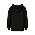 thumbnail image 5 of ZhiZhuang Hoodies for Women,Women's Pullover Sweatshirt Casual Comfortable Solid Long Sleeve Half Zipper Pocket Hooded Blouse Top, 5 of 5