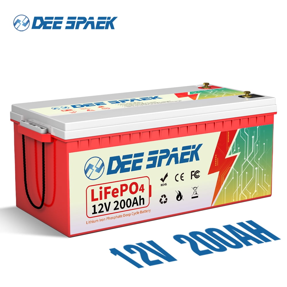 12V 200Ah LiFePO4 Lithium Battery,for RV,Trolling Motor,Solar,Marine,Home Energy Storage,Camping,200A BMS,Deep Cycles Batteries