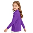 thumbnail image 5 of Grblisyd Girls Long Sleeve Polo Shirt Cute Collar Tops Kids Fall School Uniform Shirts Casual Performance Golf Shirts, 5 of 8