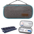 thumbnail image 3 of YXMEIGUO Insulin Case, Portable Insulin Cooler Travel Case, Diabetic Insulated Cooling Bag for Insulin Pens and Diabetic Supplies Storage with 2 Cooling Ice Packs, 3 of 7