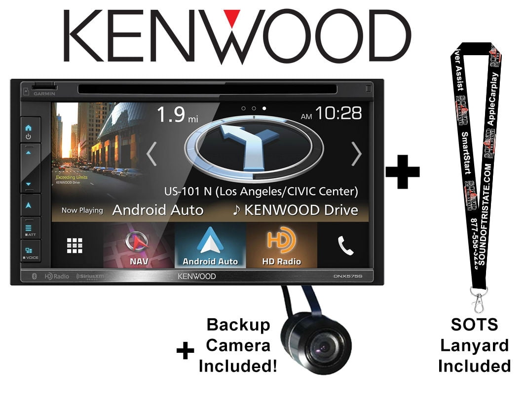 Kenwood DNX575S 6.8” Multimedia Receiver with Garmin Navigation and