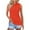 Orange, variant on WTOBBY Women's Summer Fashion Solid Color Lapel Button Sleeveless Vest Casual Top, Polo Style for Sporty Chic, Perfect for Warm Weather, Versatile and Comfortable,Camel L
