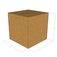 thumbnail image 3 of 15x15x15 Kraft Brown Corrugated Shipping Boxes, 32 ECT Single-Wall, Qty 25, 3 of 3