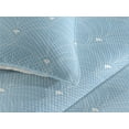 thumbnail image 3 of Ambesonne Art Deco Quilted Bedspread Set 3 Pcs, Pale Blue Classic Scales, King, Pale Blue and White, 3 of 4