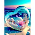 thumbnail image 1 of 5D DIY Con Taladro Flores Cristal Amor Playa 30x40cm, 1 of 9