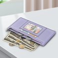 thumbnail image 3 of Tarjetero FINTIE Slim con bloqueo RFID, color lila, 3 of 8
