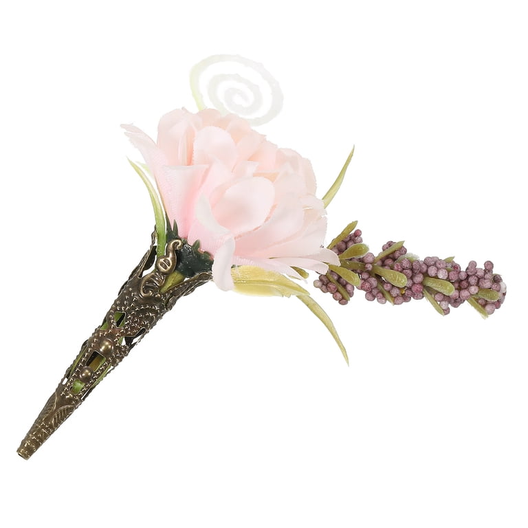 Lot De 6 Supports De Broche Décoratifs En Cuivre - 41mm - Pour Corsages, Décorations Ou Vases