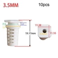 thumbnail image 1 of 10pcs Cable Gland Connector Rubber Strain Relief Cord Power Tool Cable Sleeves For Cable Sleeve Wire Connectors Tool Accessory, 1 of 4