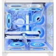 thumbnail image 4 of Hoengager Gaming PC -Intel i7-12700F 2.1GHz -GeForce RTX 4060 8GB -32GB DDR4 3200MHz- 1TB M.2 SSD -RGB Fans -WIFI &BT ,HDMI- Liquid Cooler- Windows 11 Pro Desktop -White, 4 of 6