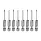 thumbnail image 1 of Uxcell 8pcs #0 Punta de destornillador Phillips PH0 Vástago hexagonal de 1/4" Longitud de 2" (50mm) Varilla de 0.1" Puntas de taladro magnéticas de cabeza cruzada de acero S2, 1 of 7