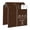 Coffee, variant on Garment Bags for Hanging Clothes, 35.4 in Breathable Non-Woven Garment Cover, Storage Closet Garment Rack Cover, Visual Window Clothes Storage Cover, Expandable Suit Coat Dust Cover,Black