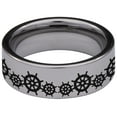 thumbnail image 4 of Nautical Tungsten Carbide Ring, 4 of 9