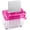 Mini Red-Half A4, variant on RibRave Mini Hand Shredder Portable Paper Shredder Manual Shredder Documents Paper Cutting Tool Home Office Desktop Stationery Black