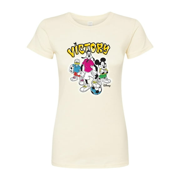 Disney - Victory - Juniors Fitted Graphic T-Shirt