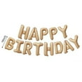 thumbnail image 5 of Pebbuoy 1 Set Happy Birthday Balloon Aluminum Foil Letter Shape Party Balloon Decoration for Birthday Celebration!, 5 of 7