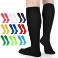 thumbnail image 2 of AIGIA 1 Pair Football Sports Socks Long Knee Cotton Kids Basketball Stockings Soccer Baseball Adults Children Socks, 2 of 7