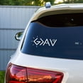 thumbnail image 4 of Cartat2s God Decal Truck Car Sticker Durable Decorative Automotive Stickers for Vehicles Laptops Windows, 4 of 4