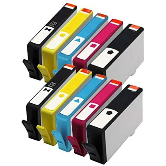 Best Compatible 10 Pack Cartridge for High Yield Ink Cartridge for HP 564XL - BK, PHOTO BLACK,C, M , Y - Combo Pack -