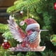 thumbnail image 3 of Diamond Crystal Critter Acrylic Keychain Pendant Car Interior Decorations Christmas Ornament Hanging Sign for Holiday Party Gift, 3 of 6