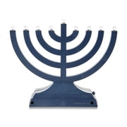 Rite Lite Plastic LED Menorah, 5 (Navy Blue)