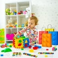 thumbnail image 6 of Building Block Birthday Party Favors,62 Pcs Building Blocks Party Favors Set- Building Block Favor Bags,Building Block Birthday Party Keychains Slap Bracelets etc Building Block Themed Party Favors, 6 of 8