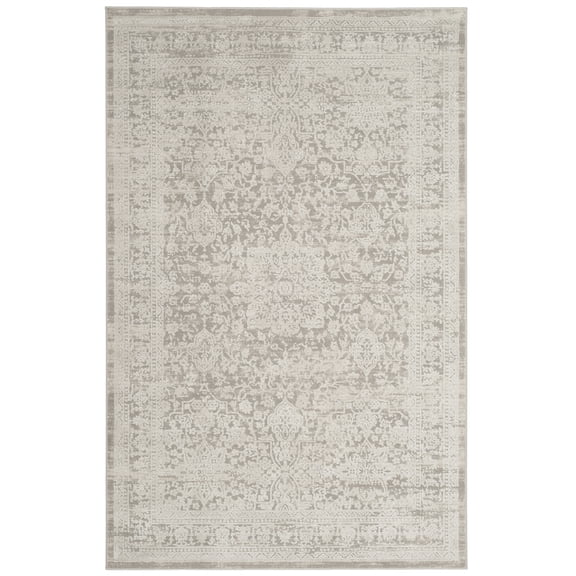 SAFAVIEH Princeton Vernon Abstract Area Rug, Grey/Beige, 2'6" x 4'