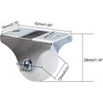thumbnail image 2 of HSHDLDF Roue de Direction 1 Pouce Plaque Supérieure en Métal Fixe Roues en Plastique Dur 12 Pcs (avec Vis), 2 of 5