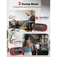 thumbnail image 6 of VOCOO Digital Timer Kitchen Tools Countdown Count Up Magnetic Timer 3.6inch LED Display Multifunctional Timer, Batteries Included, 6 of 13