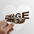 thumbnail image 1 of Classical Vehicle Style Fashion Heart Vinyl Sticker Bicycle Bottle Decal, 1 of 3