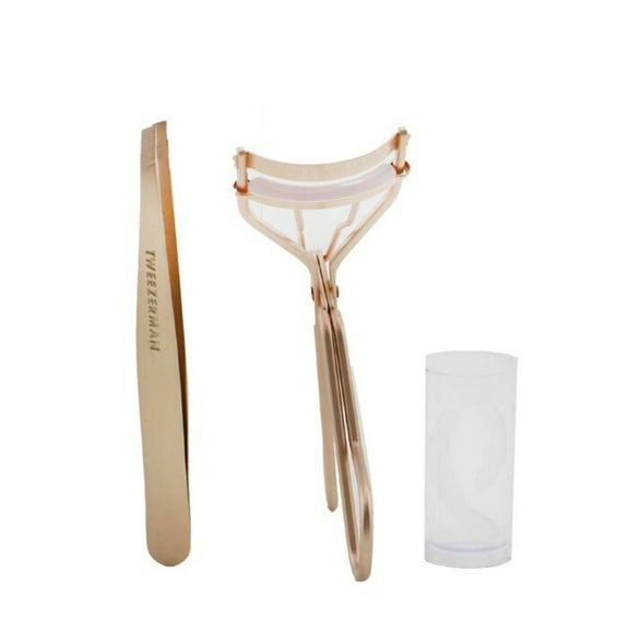 Tweezerman Rose Gold Brow & Lash Set