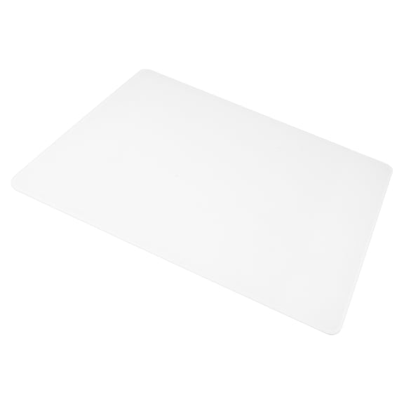 Milisten Minimalist White Acrylic Desk Mouse Pad Nonslip Stable Smooth Surface for Home
