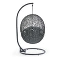 thumbnail image 3 of Ergode Hide Outdoor Patio Swing Chair With Stand - Gray, 3 of 5