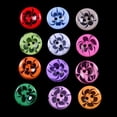 thumbnail image 3 of Opolski 100pcs Mixed Flower Resin Buttons 2 Holes Sewing Scrapbook Cardmaking Craft 14mm, 3 of 6