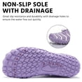 thumbnail image 3 of Hiking Barefoot Shoes,Wide-Toe Shoes Zero-drop Comfortable Slip-Resistant Barefoot Water Shoes, Women's Athletic Hiking Shoes(LightPurple), 3 of 8